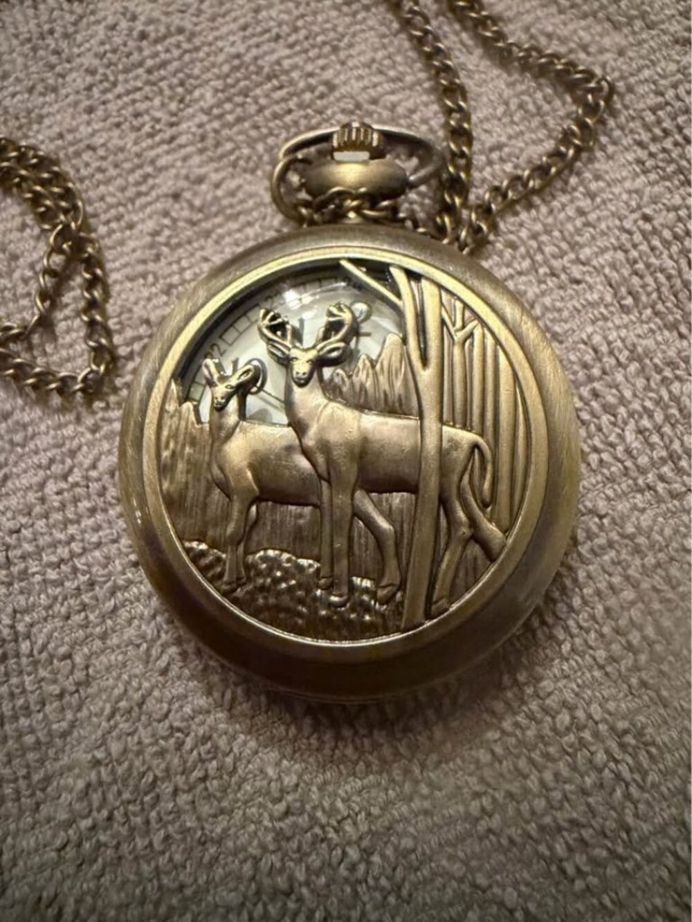 Buck Deer Pocket Watch
